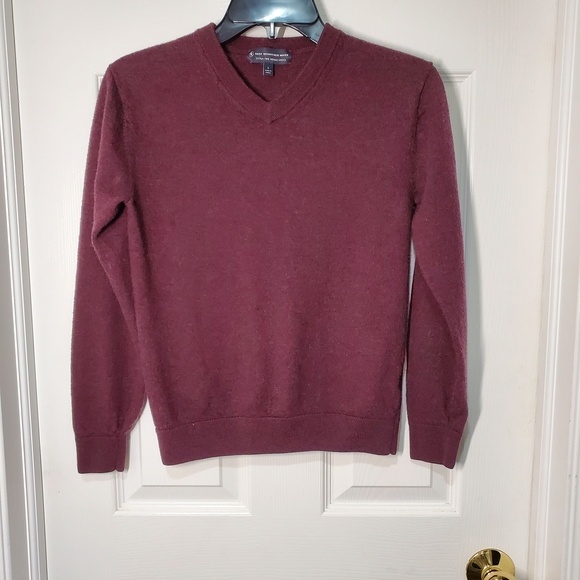 Hart Schaffner Marx Men's Merino Wool V-Neck Sweater - Used Excellent Condition - Picture 1 of 5
